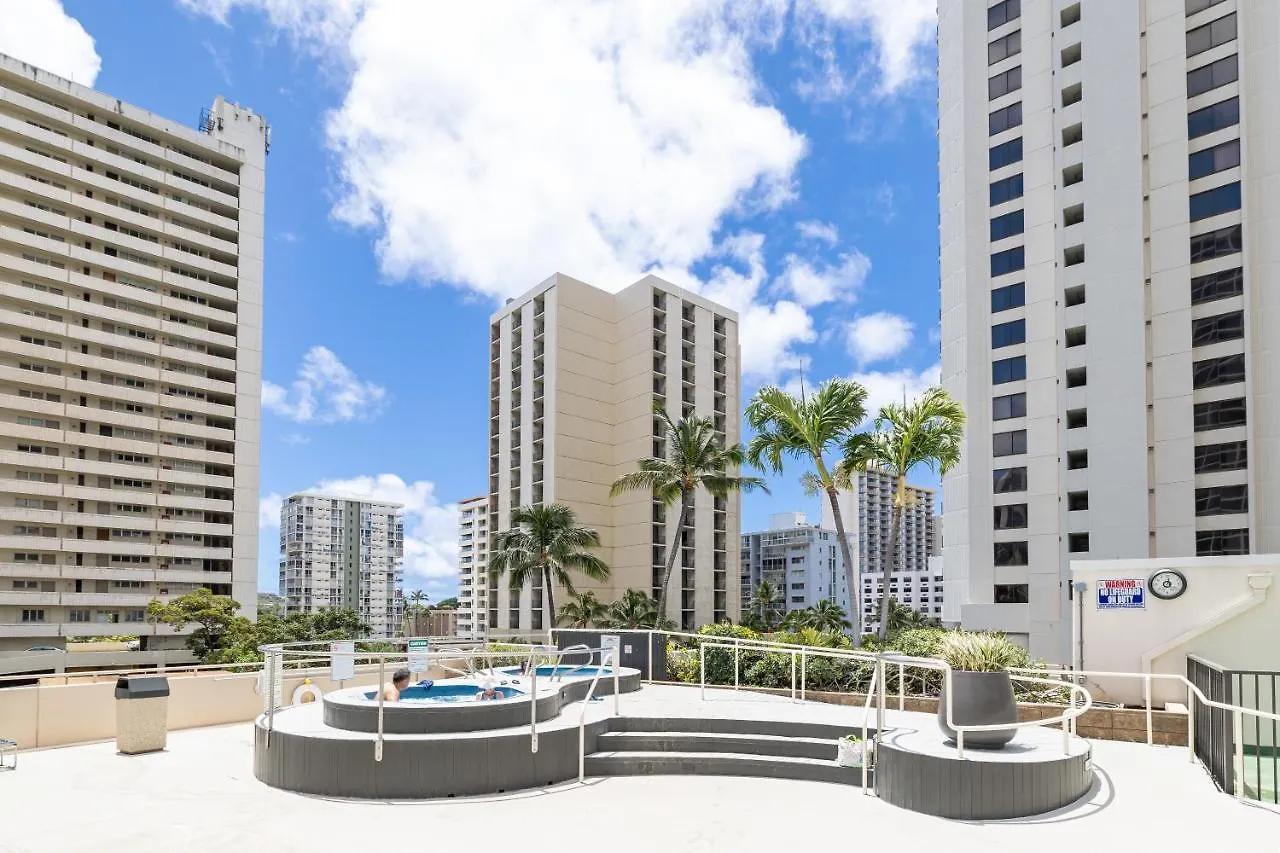 Appartement Beautiful 1Br With King Bed, Ocean View, Fast Wi-Fi & Free Parking à Honolulu
