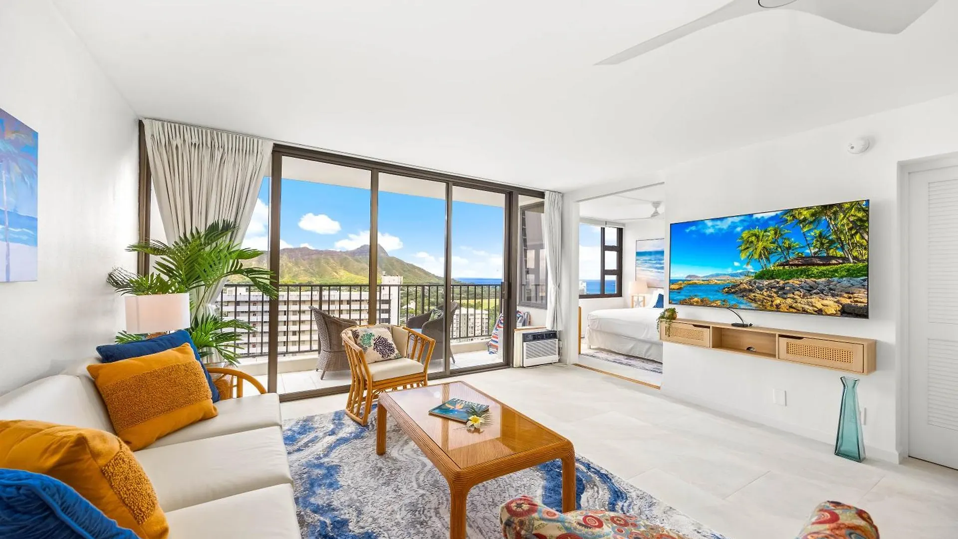 Appartement Beautiful 1Br With King Bed, Ocean View, Fast Wi-Fi & Free Parking à Honolulu